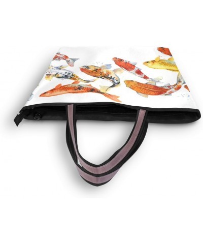 My Daily Women Tote Shoulder Bag Koi Carp Fish Handbag $14.30 Shoulder Bags