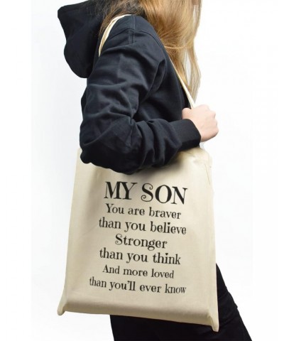 Best Son In The World Tote bag for Women And Men Graphic Shoulder Bags Casual Cloth Purses and Aesthetic Handbags $21.03 Totes