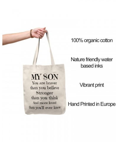 Best Son In The World Tote bag for Women And Men Graphic Shoulder Bags Casual Cloth Purses and Aesthetic Handbags $21.03 Totes