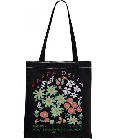 K-D Sorority Gift Big Little Greek Life Gift Sorority Sister Graduation Tote Bag K-D Recruitment Gift K-d Black Tote $9.19 Totes