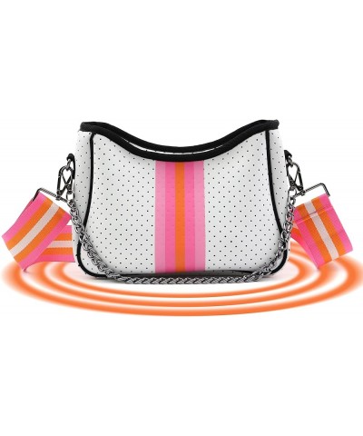 Crossbody Bags For Women,Neoprene Bag,Messenger Bag White $14.21 Totes