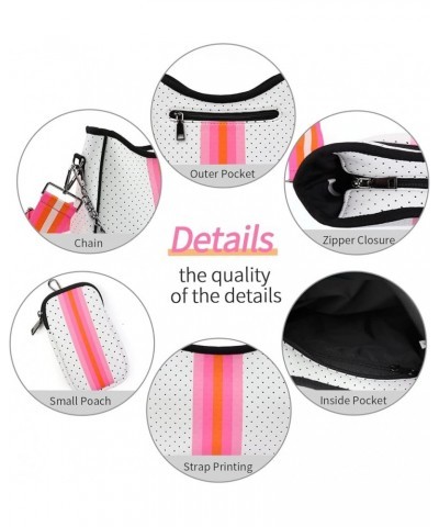 Crossbody Bags For Women,Neoprene Bag,Messenger Bag White $14.21 Totes