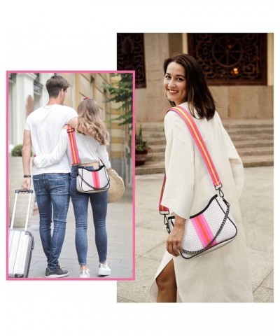 Crossbody Bags For Women,Neoprene Bag,Messenger Bag White $14.21 Totes