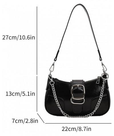 Silver Purse Evening Bag for Women Denim Jean Purse Y2K Shoulder Hobo Handbag Aa-black $13.19 Hobo Bags