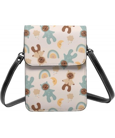 Womens Crossbody Bags Abstract Geometric Pattern Phone Bag Wallet Purses Adjustable Strap Cute Bear Pattern (2) $13.40 Crossb...