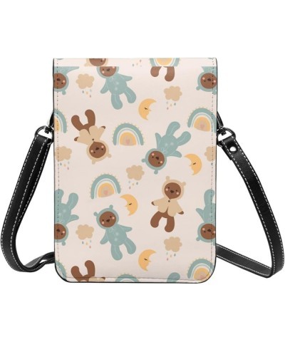 Womens Crossbody Bags Abstract Geometric Pattern Phone Bag Wallet Purses Adjustable Strap Cute Bear Pattern (2) $13.40 Crossb...