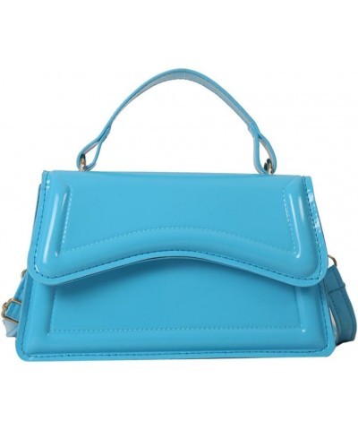 Girls Top Handle Clutch Handbag Cute Purse for Women trendy Small Crossbody Bag Green 1blue $15.97 Totes