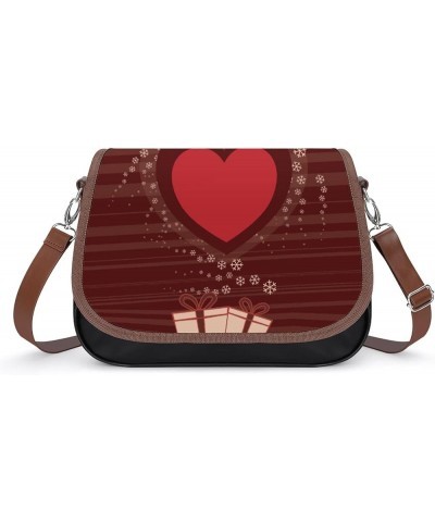 Leather Hobo Bags Women's Crossbody Shoulder Bag Classic City Top Handle Satchels Heart Shape Love Color12 $18.88 Hobo Bags