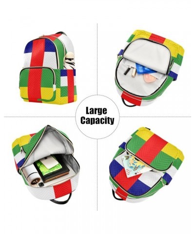 Patriot Women Backpack National Flag Of Central Africa Republic Anti-Theft Travel Backpack with Luggage Belt Lightweight Hand...