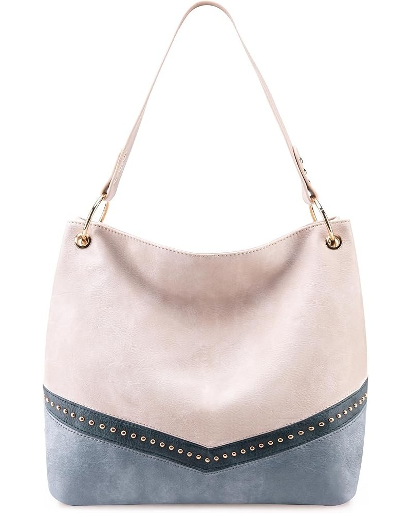 Hobo Bag Purses and Handbags for Women Top Handle Handbags with Pockets Zipper C-jean $8.39 Hobo Bags