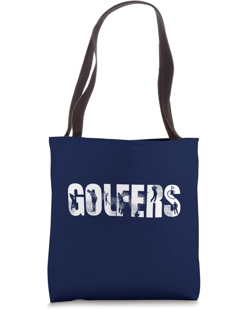 Golfer Text Vintage Pro Golf Swing Golfing Fun for Men Women Tote Bag $12.95 Totes