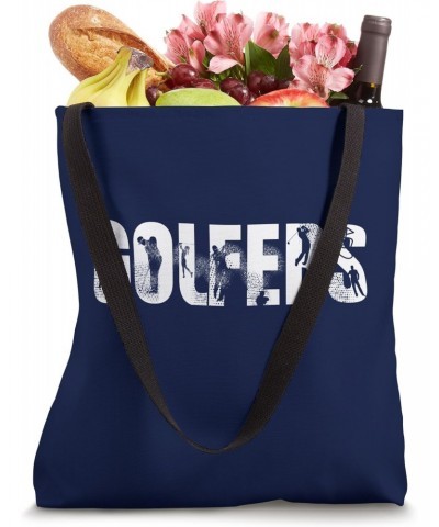 Golfer Text Vintage Pro Golf Swing Golfing Fun for Men Women Tote Bag $12.95 Totes