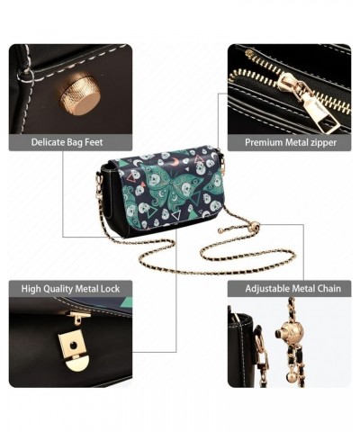 Crossbody Bags for Women Trendy Women's Black Shoulder Bag Small PU Leather Flap Cross Body Bag Handbags Pattern17 $17.21 Cro...