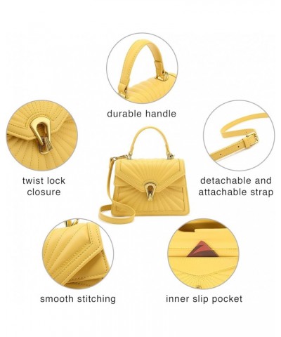 Top Handle Satchel Purses for Women, Shoulder Bag Purse, Crossbody Bags for Women, Handbags for Women, H2083 Yellow D $22.05 ...