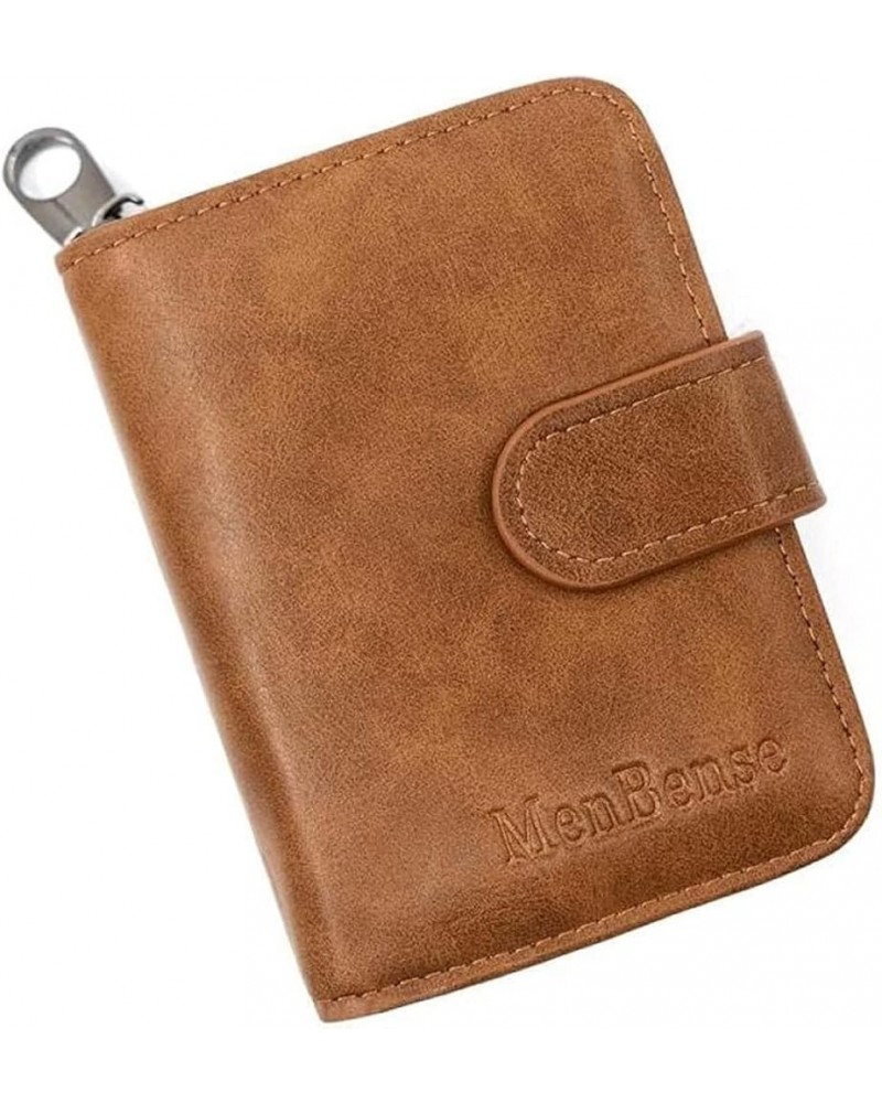 Wallet Men Short Wallet with Coin Pocket Women Big Capacity Short Money Purse Card Holder (Color : Green) Coffee $32.34 Wallets