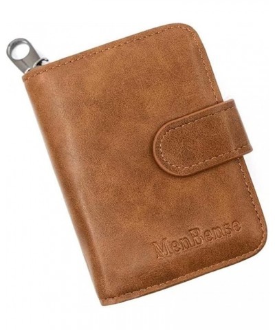 Wallet Men Short Wallet with Coin Pocket Women Big Capacity Short Money Purse Card Holder (Color : Green) Coffee $32.34 Wallets