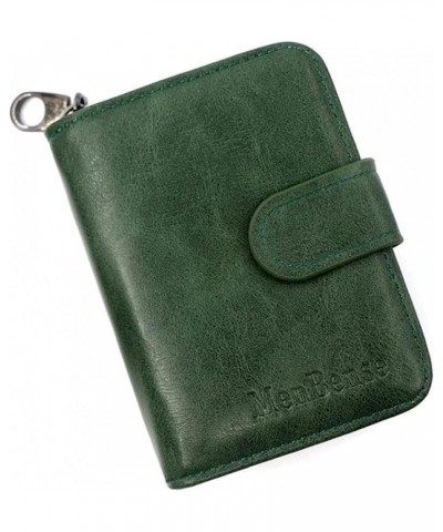 Wallet Men Short Wallet with Coin Pocket Women Big Capacity Short Money Purse Card Holder (Color : Green) Coffee $32.34 Wallets