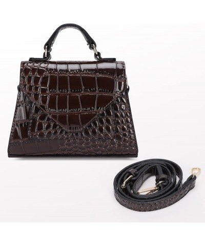 handbags for women，mini purses for women，cute small purse,small crossbody bags for women trendy Dark Brown $11.96 Crossbody Bags