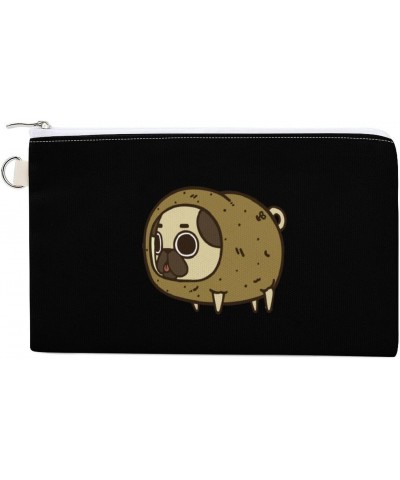 Puglie Potato Canvas Wallet Slim Wristlets Bag Credit Card Clutch Purses $9.46 Wallets