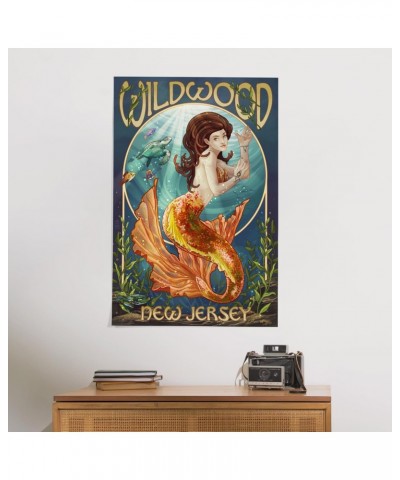 24x36 Inch Giclee Print, Wildwood, New Jersey, Mermaid $22.50 Totes