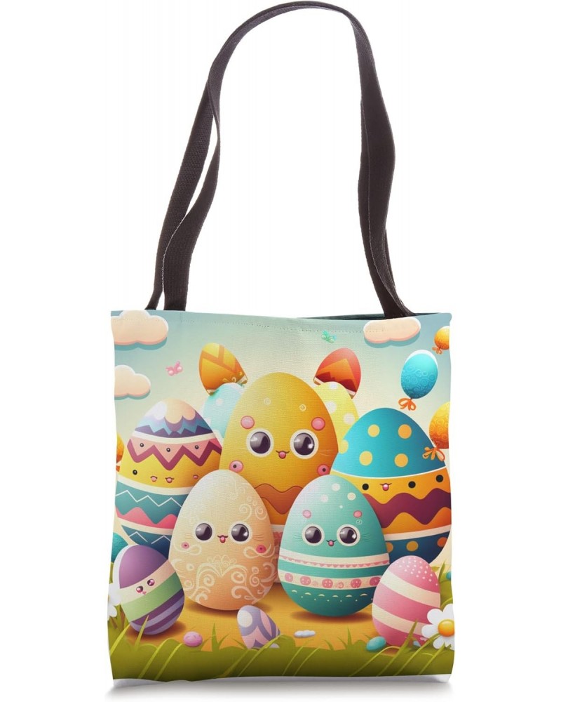 Funny Easter Celebration Easter Bunny Cool Easter Egg Tote Bag $9.69 Totes