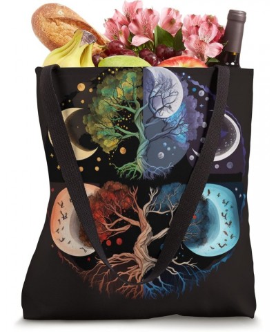 Phases Moon Tree Life Chakra Spiritual Healing Tote Bag $10.77 Totes