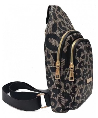 Women's Leopard Chest Bag Sling Bag for Women Sling Crossbody Bag Chest Backpack Bag Satchel Daypack Purse Leopard Black $18....