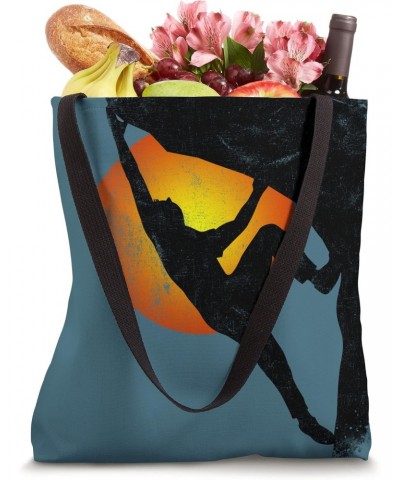 Climbing Climber Bouldering Free Speed Only Vintage Tote Bag $10.58 Totes