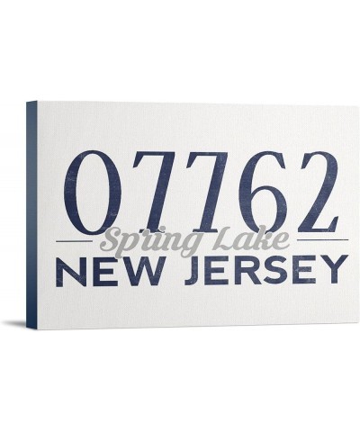 Spring Lake, New Jersey, 07762 Zip Code (Blue), (24x36 Wrapped Canvas, Wall Decor, Artwork) 24x36 Stretched Canvas $46.80 Totes