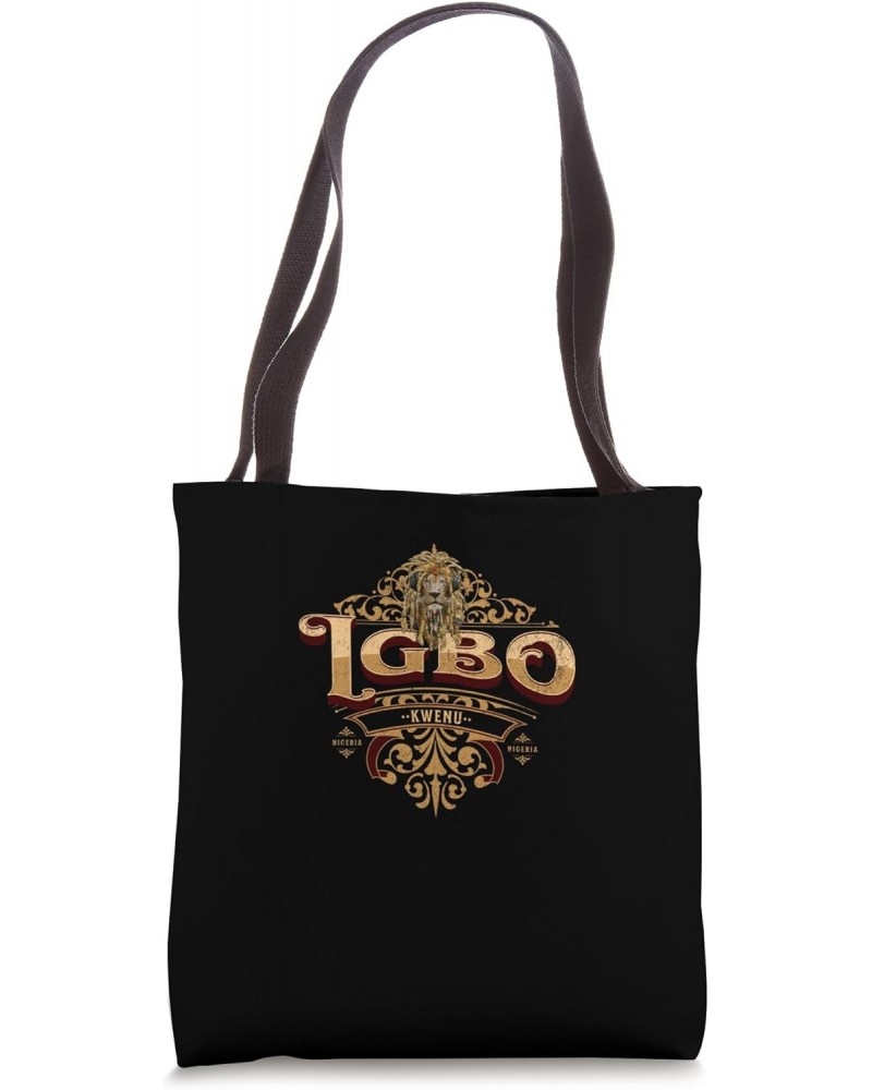 Proudly Igbo - Nigerian Flag I Love Igbo Family Heritage Tote Bag $12.95 Totes