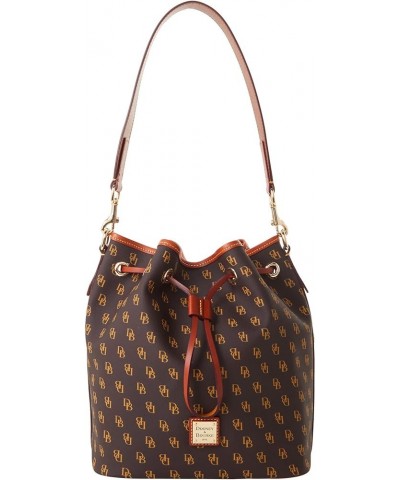 Handbag, Gretta Drawstring Brown Tmoro $61.20 Shoulder Bags