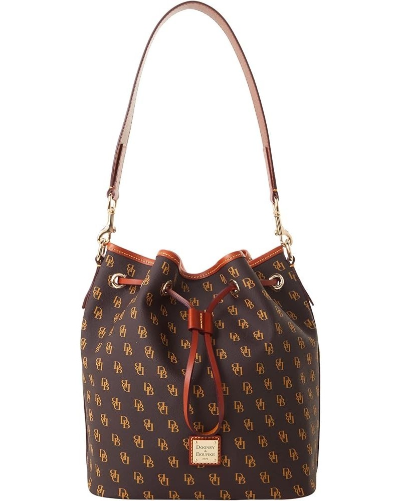 Handbag, Gretta Drawstring Brown Tmoro $61.20 Shoulder Bags