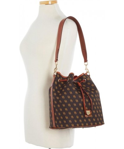 Handbag, Gretta Drawstring Brown Tmoro $61.20 Shoulder Bags