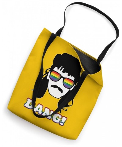 Dang LGBTQ Mullet Lovers Rainbow Funny Tote Bag $13.95 Totes