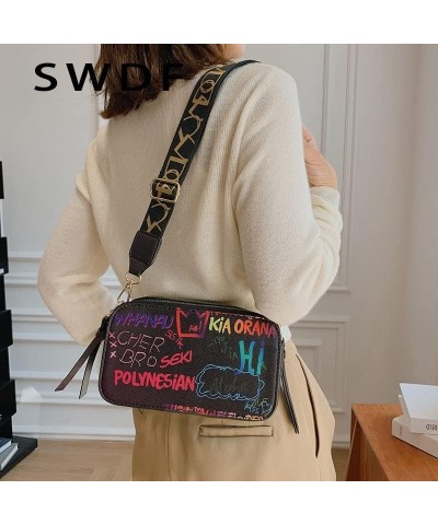 Women's Crossbody Bag, Small Shoulder Bag, Women's Handbag, Small Clutch, Aesthetic Purse, Y2K Purse (Multicolor) Black $32.7...