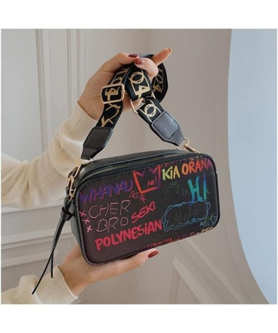 Women's Crossbody Bag, Small Shoulder Bag, Women's Handbag, Small Clutch, Aesthetic Purse, Y2K Purse (Multicolor) Black $32.7...