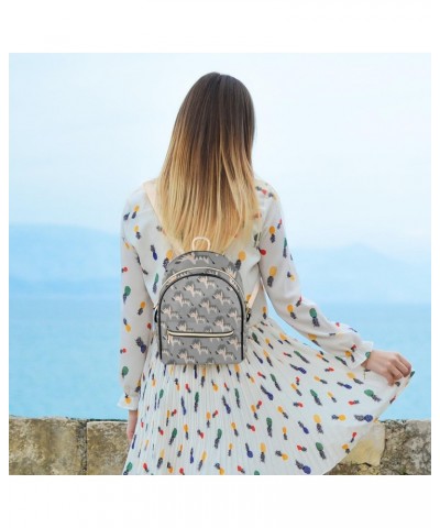 Cute Zebra Mini Backpack Purse for Women, Cartoon Animal Small Backpack Leather Casual Daypacks Ladies Shoulder Bags $20.69 B...