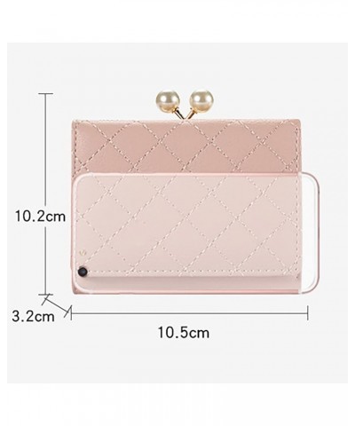 Women Girls Wallet Tri-Fold Wallet PU Leather Purse Slim Short Wallet Small Trifold Cash Card Holder Bag White $11.59 Wallets