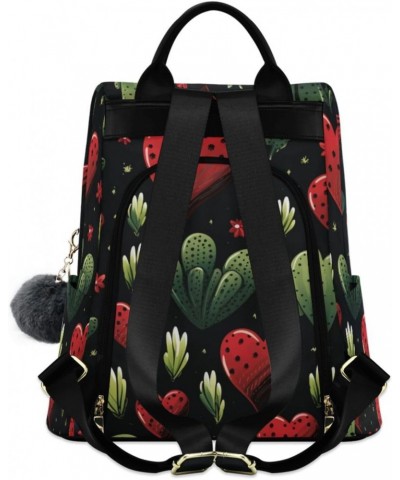 Cactuses Hearts Backpack Purse for Women Travel Casual Daypack College Bookbag Work Business Ladies Shoulder Bag $18.92 Backp...