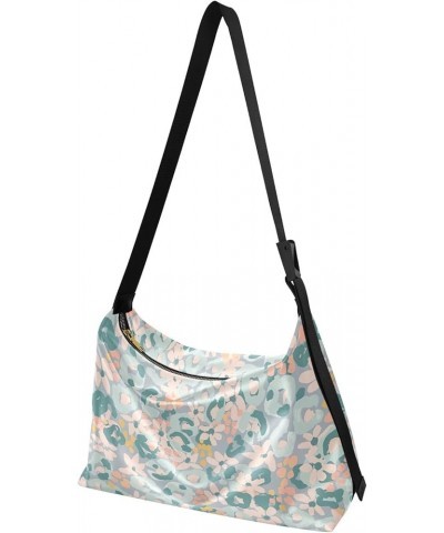 Floral Animal Skin Leather Shoulder Purse Hobo Women's Large Purse Soft Floral Print Womans Shoulder Purse Bloom Floral Brigh...