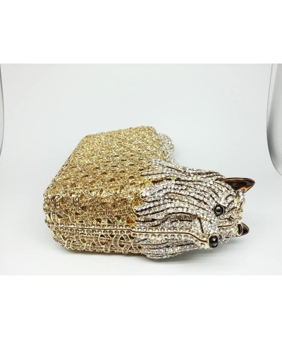 Puppy Evening Bags and Clutches for Women Formal Party Poodle Dog Crystal Clutch Purse Wedding Handbag $53.99 Evening Bags