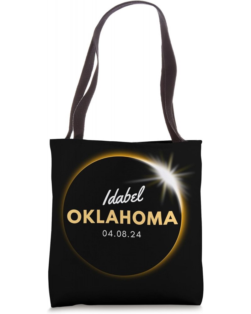 Total Solar Eclipse 2024 Idabel, Oklahoma Totality Tote Bag $12.25 Totes