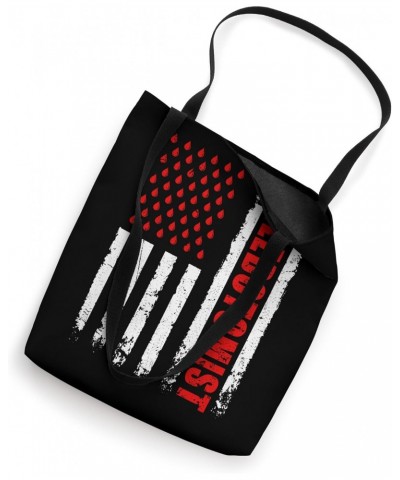 Phlebotomist Vintage US Flag Phlebotomy Nurse Tote Bag $11.52 Totes