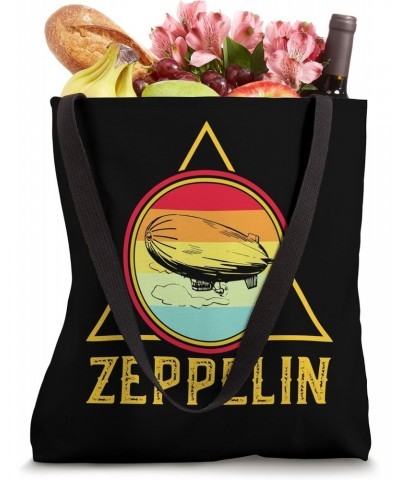 Vintage Retro Zeppelin - 70s 80s Dirigible Airship Blimp Tote Bag $11.04 Totes