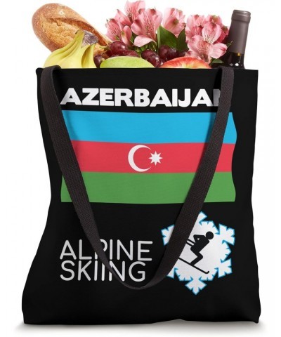 Azerbaijan Alpine Skiing Winter Sports Competition Fan 2022 Tote Bag $15.22 Totes