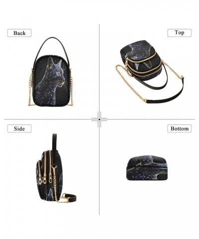 Quilted Crossbody Bags for Women,Cat (28) Women's Crossbody Handbags Small Travel Purses Phone Bag $11.65 Crossbody Bags