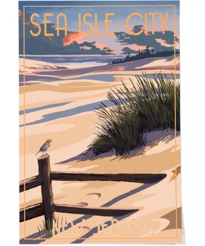 24x36 Inch Giclee Print, Sea Isle City, New Jersey, Sand and Beachgrass (lp_archive) $23.50 Totes