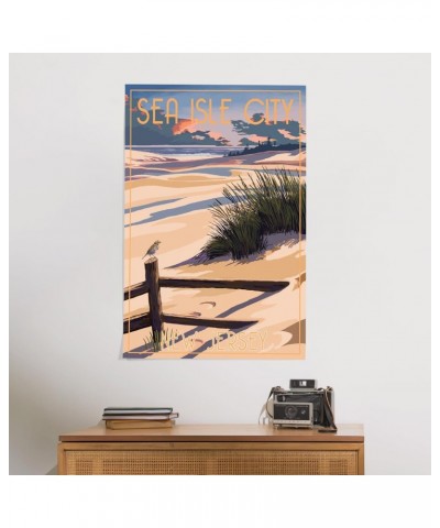 24x36 Inch Giclee Print, Sea Isle City, New Jersey, Sand and Beachgrass (lp_archive) $23.50 Totes