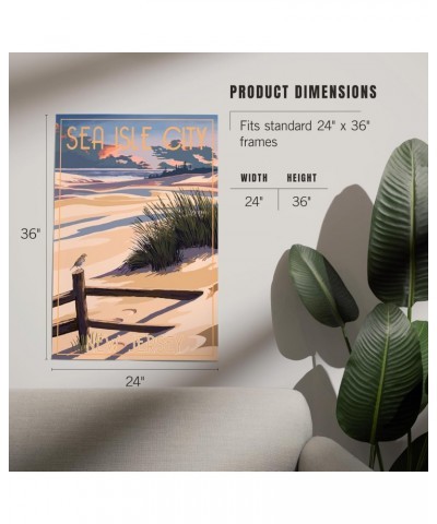 24x36 Inch Giclee Print, Sea Isle City, New Jersey, Sand and Beachgrass (lp_archive) $23.50 Totes