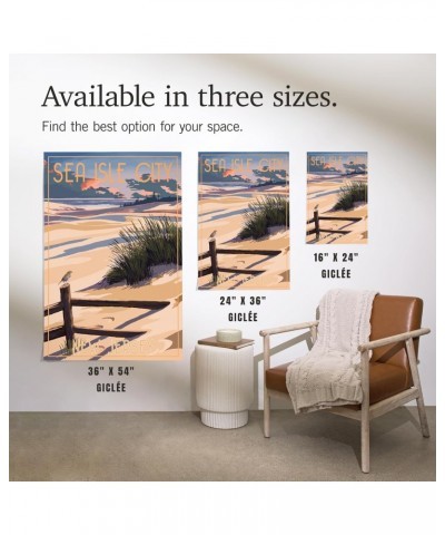 24x36 Inch Giclee Print, Sea Isle City, New Jersey, Sand and Beachgrass (lp_archive) $23.50 Totes